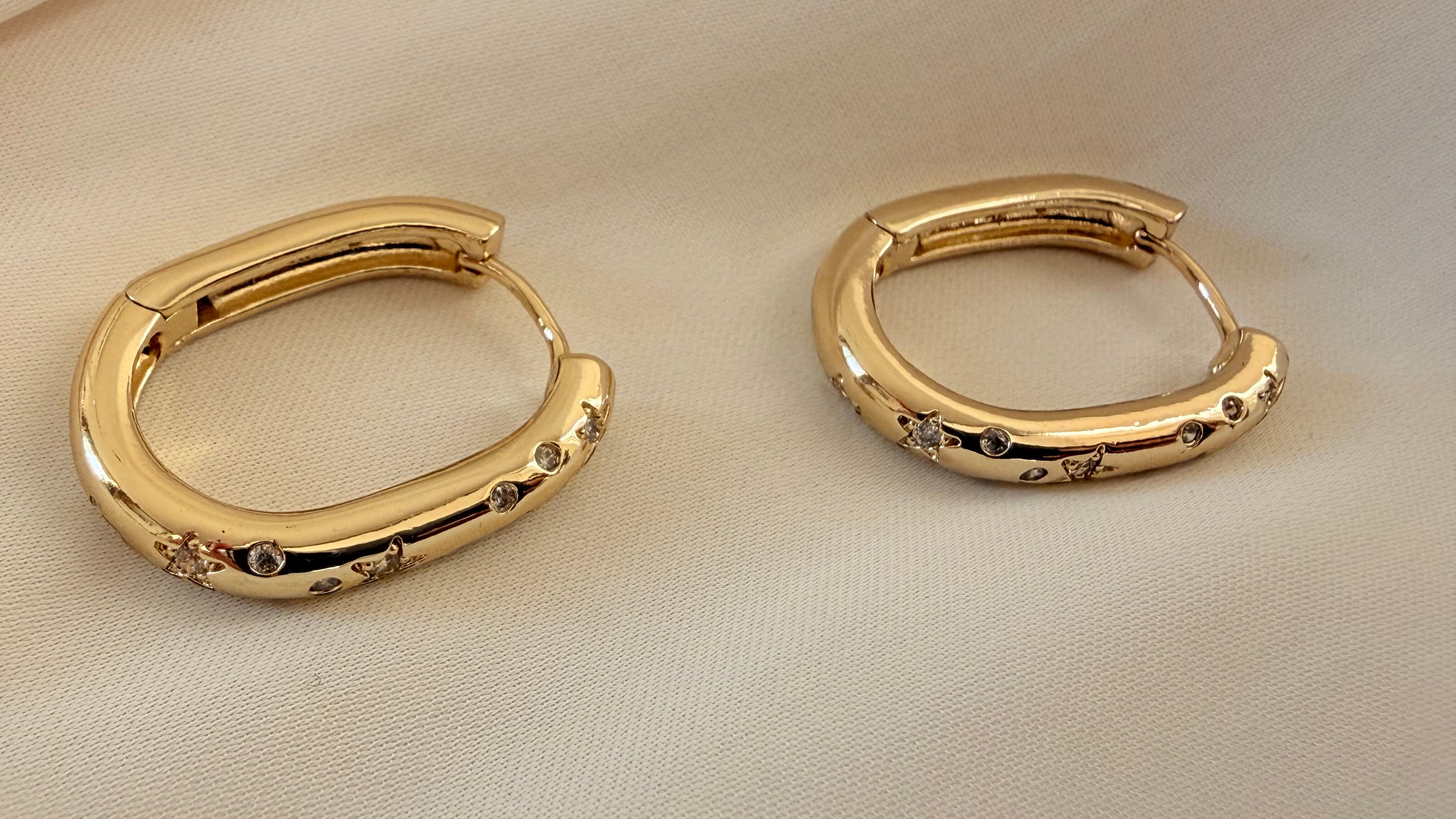 Stella Hoop Earrings